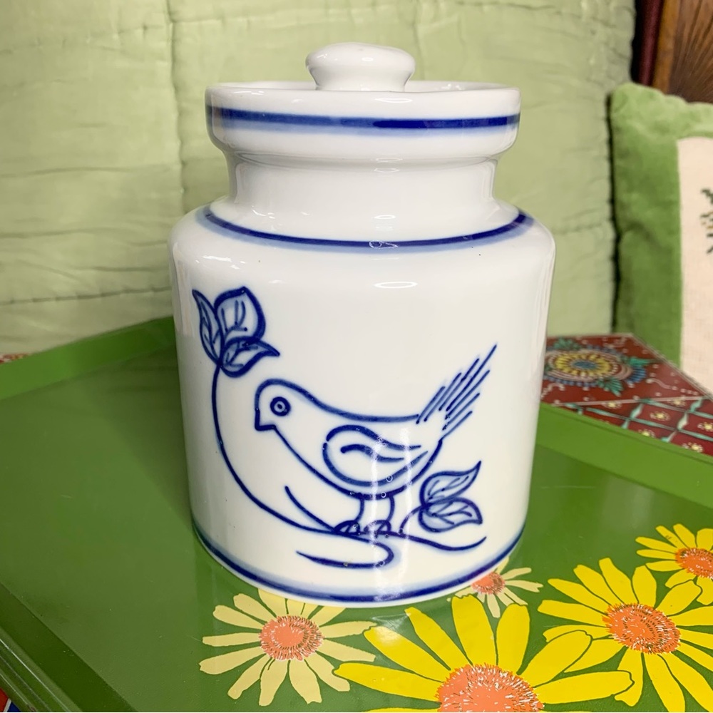 Ceramic Bird Canister - Picture 10 of 10